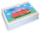 Peppa Pig A4 Edible Icing Image